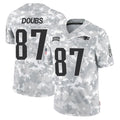 Parkc NE.Patriots #87 Romeo Doubs Player Arctic Camo Salute To Service Limited Game Stitched Jerseys