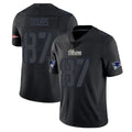 Parkc NE.Patriots #87 Romeo Doubs Player Black Impact LImited Home Game Stitched Jerseys