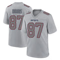 Parkc NE.Patriots #87 Romeo Doubs Player Gray Fashion Limited Home Game Stitched Jerseys