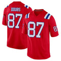 Parkc NE.Patriots #87 Romeo Doubs Player Red Home Game Stitched Jerseys