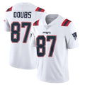 Parkc NE.Patriots #87 Romeo Doubs Player White Vapor Untouchable Home Game Stitched Jerseys