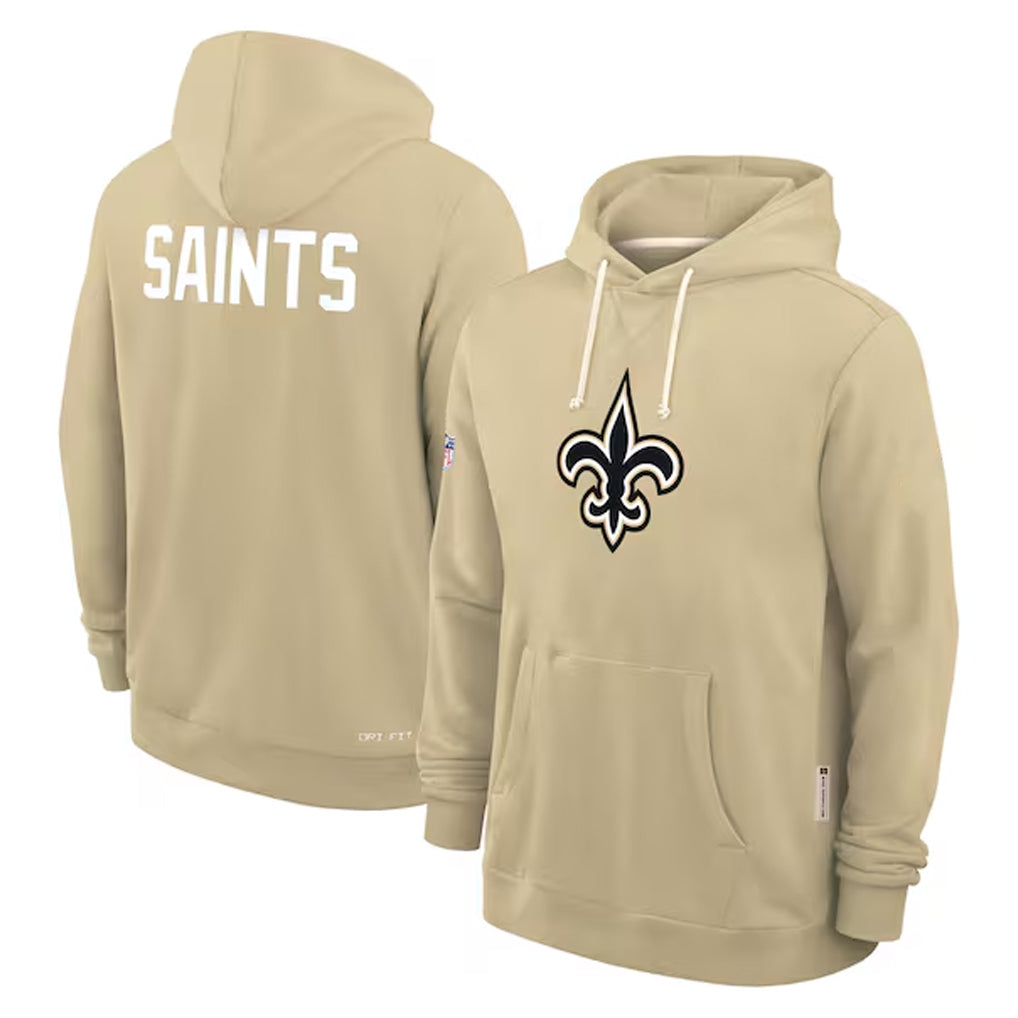 Parkc NO.Saints Gold Pullover Hoodies Limited Blank Player Stitched Jerseys