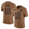 Parkc NO.Saints #12 Chris Olave Player Brown Salute To Service Limited Stitched Jerseys