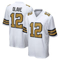 Parkc NO.Saints #12 Chris Olave Player White Alternate Home Game Stitched Jerseys