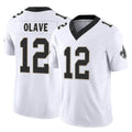 Parkc NO.Saints #12 Chris Olave Player White Limited Vapor F.U.S.E. Home Game Stitched Jerseys