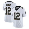 Parkc NO.Saints #12 Chris Olave Player White Limited Vapor Untouchable Home Game Stitched Jerseys
