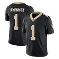 Parkc NO.Saints #1 Kool-Aid McKinstry Player Black Limited Vapor Untouchable Home Game Stitched Jerseys