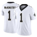 Parkc NO.Saints #1 Kool-Aid McKinstry Player White Limited Vapor F.U.S.E. Home Game Stitched Jerseys