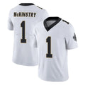 Parkc NO.Saints #1 Kool-Aid McKinstry Player White Limited Vapor Untouchable Home Game Stitched Jerseys
