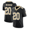 Parkc NO.Saints #20 Pete Werner Player Black Limited Vapor Untouchable Home Game Stitched Jerseys