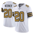 Parkc NO.Saints #20 Pete Werner Player White Limited Color Rush Home Game Stitched Jerseys