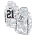 Parkc NO.Saints #21 Justin Reid Player Arctic Camo Salute to Service Pullover Hoodies Limited Game Stitched Jerseys