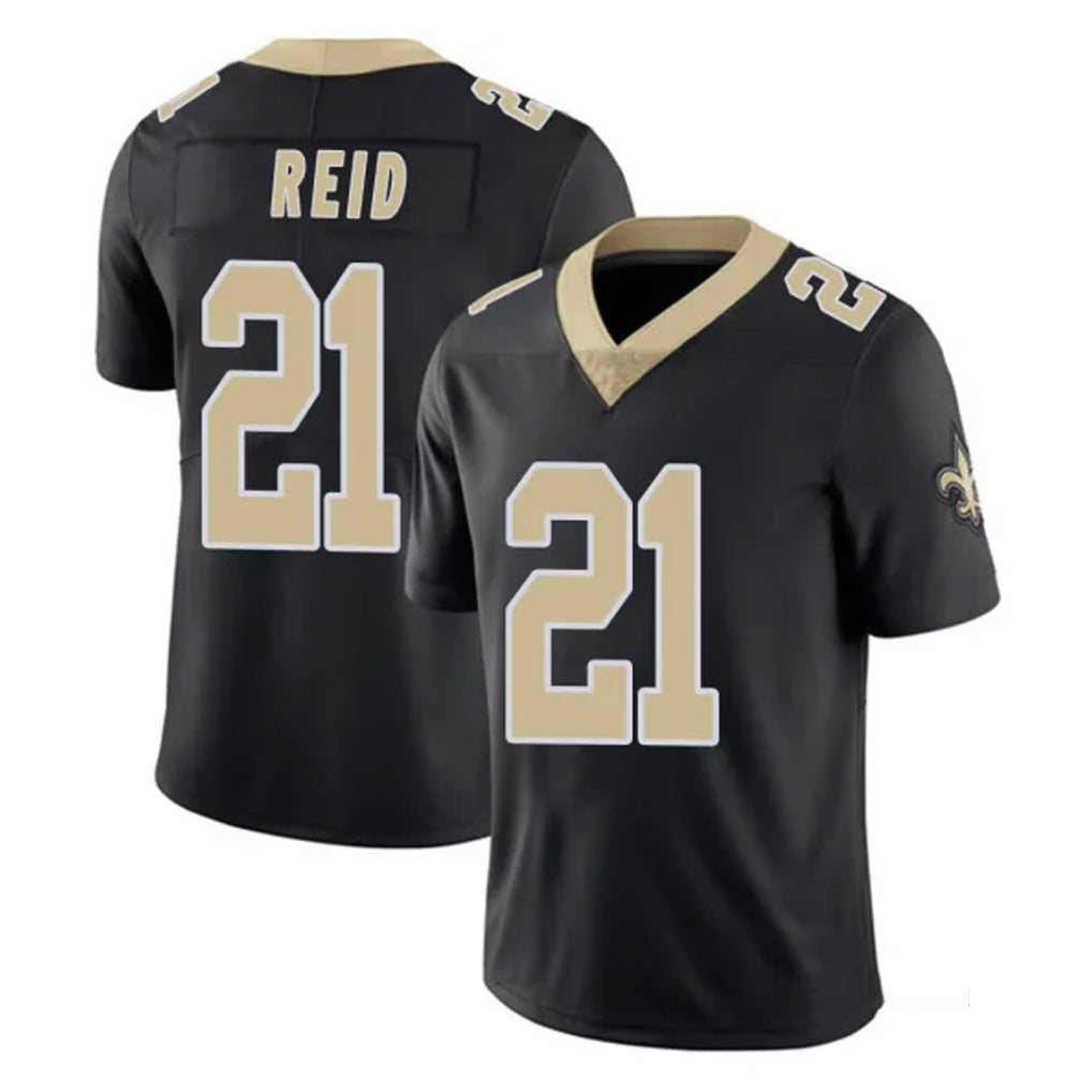 Parkc NO.Saints #21 Justin Reid Player Black Limited Vapor Untouchable Home Game Stitched Jerseys
