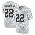 Parkc NO.Saints #22 Martin Emerson Jr. Player Arctic Camo Salute To Service Limited Game Stitched Jerseys