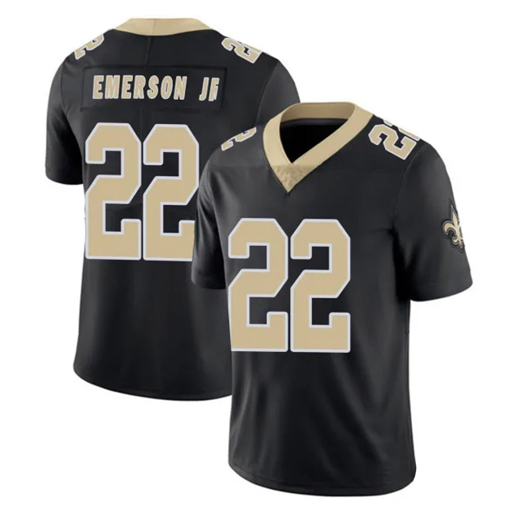 Parkc NO.Saints #22 Martin Emerson Jr. Player Black Limited Vapor Untouchable Home Game Stitched Jerseys