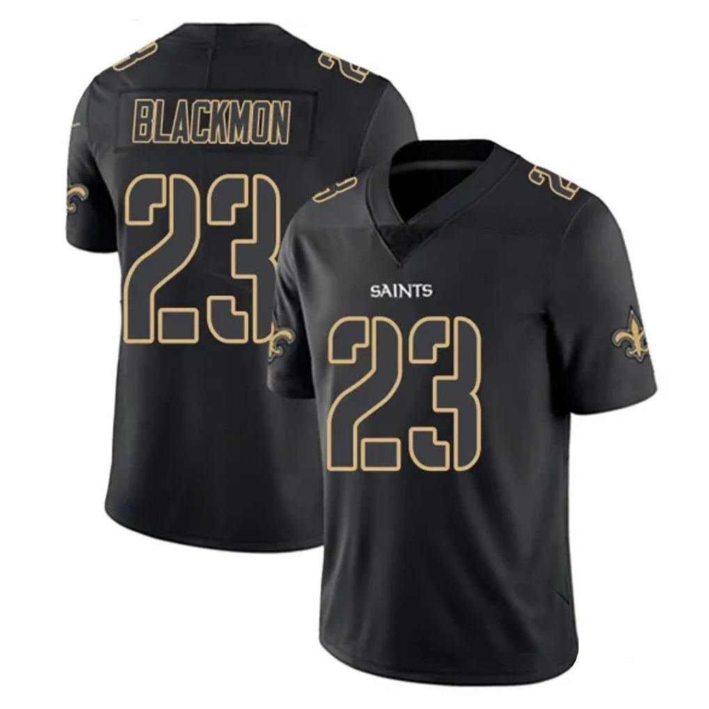 Parkc NO.Saints #23 Julian Blackmon Player Black Impact Limited Home Game Stitched Jerseys