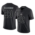 Parkc NO.Saints #23 Julian Blackmon Player Black Limited Reflective Home Game Stitched Jerseys