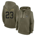Parkc NO.Saints #23 Julian Blackmon Player Olive Salute to Service Pullover Hoodies Limited Stitched Jerseys