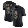 Parkc NO.Saints #3 Travis Etienne Jr. Player Black Impact Limited Home Game Stitched Jerseys