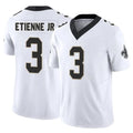 Parkc NO.Saints #3 Travis Etienne Jr. Player White Limited Vapor F.U.S.E. Home Game Stitched Jerseys