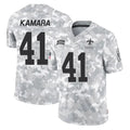 Parkc NO.Saints #41 Alvin Kamara Player Arctic Camo Salute To Service Limited Game Stitched Jerseys