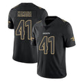 Parkc NO.Saints #41 Alvin Kamara Player Black Impact Limited Home Game Stitched Jerseys