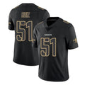 Parkc NO.Saints #51 Cesar Ruiz Player Black Impact Limited Home Game Stitched Jerseys