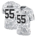 Parkc NO.Saints #55 Kaden Elliss Player Arctic Camo Salute To Service Limited Game Stitched Jerseys