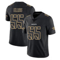 Parkc NO.Saints #55 Kaden Elliss Player Black Impact Limited Home Game Stitched Jerseys