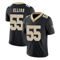 Parkc NO.Saints #55 Kaden Elliss Player Black Limited Vapor Untouchable Home Game Stitched Jerseys