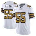 Parkc NO.Saints #55 Kaden Elliss Player White Limited Color Rush Home Game Stitched Jerseys