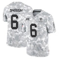 Parkc NO.Saints #6 Tyler Shough Player Arctic Camo Salute To Service Limited Game Stitched Jerseys