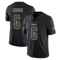 Parkc NO.Saints #6 Tyler Shough Player Black Impact Limited Home Game Stitched Jerseys