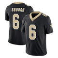 Parkc NO.Saints #6 Tyler Shough Player Black Limited Vapor Untouchable Home Game Stitched Jerseys