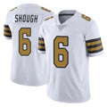 Parkc NO.Saints #6 Tyler Shough Player White Limited Color Rush Home Game Stitched Jerseys