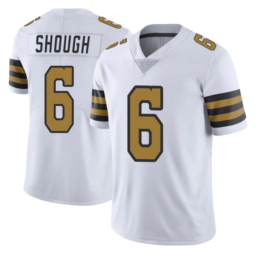 Parkc NO.Saints #6 Tyler Shough Player White Limited Color Rush Home Game Stitched Jerseys