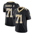 Parkc NO.Saints #71 Kelvin Banks Jr. Player Black Limited Vapor Untouchable Home Game Stitched Jerseys