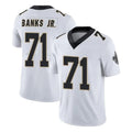 Parkc NO.Saints #71 Kelvin Banks Jr. Player White Limited Vapor Untouchable Home Game Stitched Jerseys