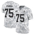 Parkc NO.Saints #75 Taliese Fuaga Player Arctic Camo Salute To Service Limited Game Stitched Jerseys