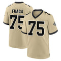 Parkc NO.Saints #75 Taliese Fuaga Player Gold Home Game Stitched Jerseys