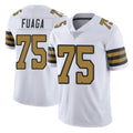 Parkc NO.Saints #75 Taliese Fuaga Player White Limited Color Rush Home Game Stitched Jerseys