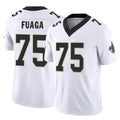 Parkc NO.Saints #75 Taliese Fuaga Player White Limited Vapor F.U.S.E. Home Game Stitched Jerseys