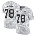 Parkc NO.Saints #78 Erik McCoy Player Arctic Camo Salute To Service Limited Game Stitched Jerseys