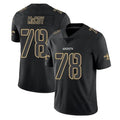 Parkc NO.Saints #78 Erik McCoy Player Black Impact Limited Home Game Stitched Jerseys