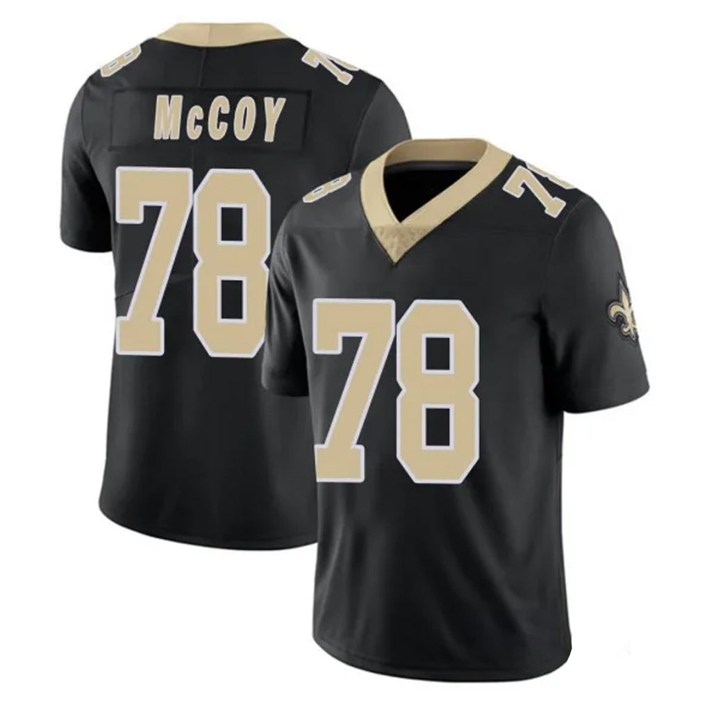 Parkc NO.Saints #78 Erik McCoy Player Black Limited Vapor Untouchable Home Game Stitched Jerseys