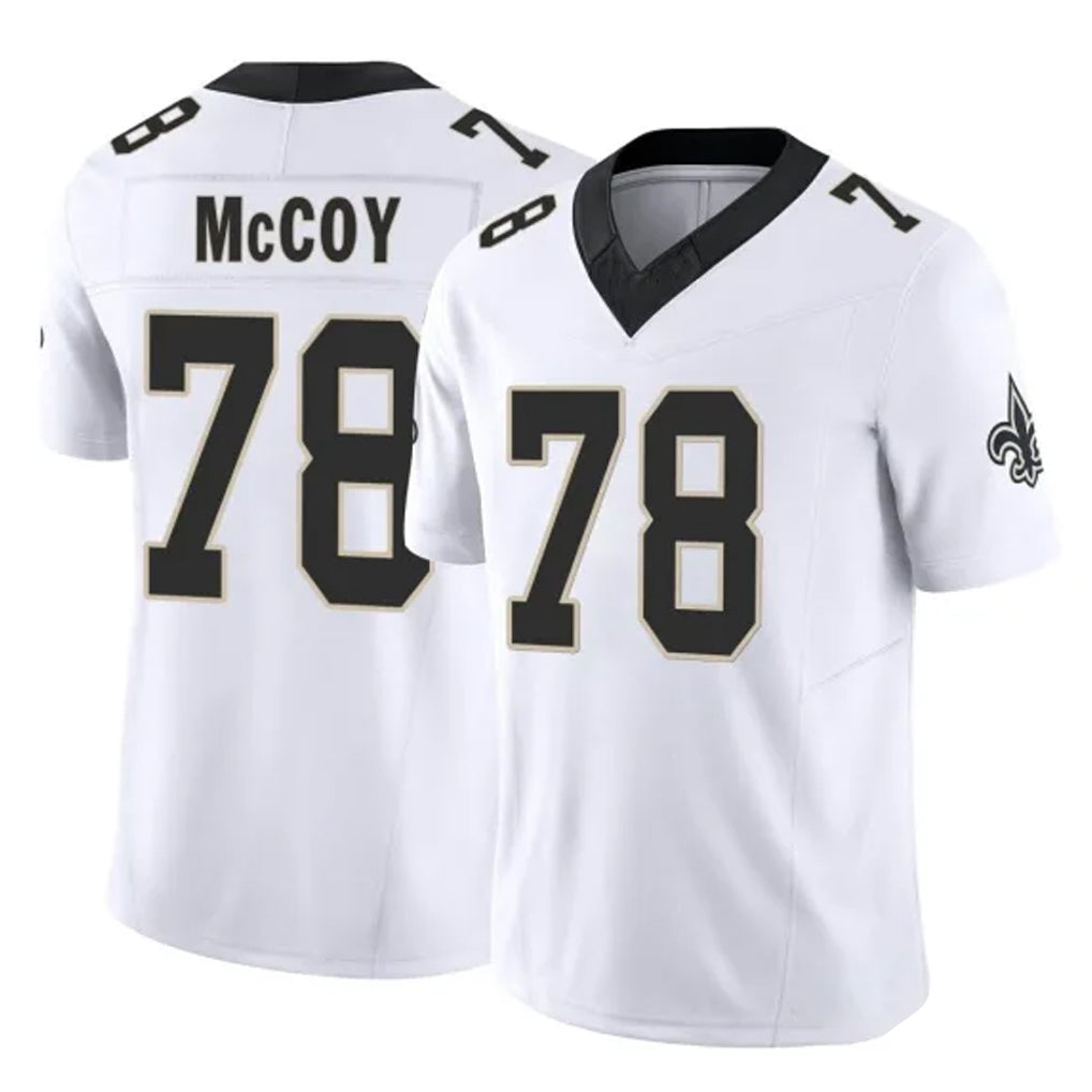Parkc NO.Saints #78 Erik McCoy Player White Limited Vapor F.U.S.E. Home Game Stitched Jerseys