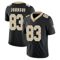 Parkc NO.Saints #83 Juwan Johnson Player Black Limited Vapor Untouchable Home Game Stitched Jerseys