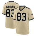 Parkc NO.Saints #83 Juwan Johnson Player Gold Home Game Stitched Jerseys