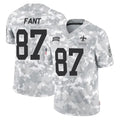 Parkc NO.Saints #87 Noah Fant Player Arctic Camo Salute To Service Limited Game Stitched Jerseys