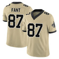 Parkc NO.Saints #87 Noah Fant Player Gold Limited Vapor F.U.S.E. Home Game Stitched Jerseys